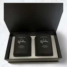 Load image into Gallery viewer, Luxury Black Two Candle Gift Set Box
