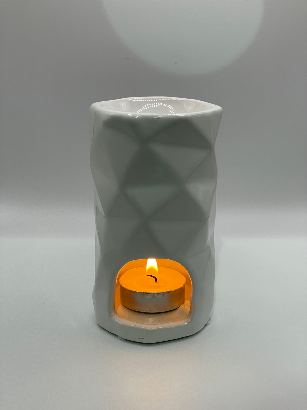 Small Geometric Wax Melt Burner